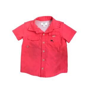 Crown & Ivy Button Up Fishing Shirt Size 2T